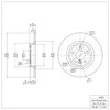 600-20037 Brake Rotor, 2017-2019 Jaguar, Position: Rear - image 2
