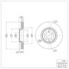 600-27038 Brake Rotor, 2003-2009 Volvo, Position: Front - image 2