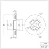 600-27040 Brake Rotor, 2003-2009 Volvo, Position: Front - image 2