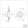 600-27042 Brake Rotor, 2007-2018 Multiple Makes/Models, Position: Front - image 2