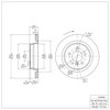 600-31035D Brake Rotor, 1995-2002 BMW, Position: Rear Right - image 2