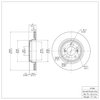 600-31050 Brake Rotor, 2000-2006 BMW, Position: Rear - image 2