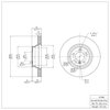 600-31058 Brake Rotor, 2002-2008 BMW, Position: Front - image 2