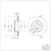 600-31063 Brake Rotor, 2004-2010 BMW, Position: Front - image 2