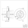 600-31070 Brake Rotor, 2006-2015 BMW, Position: Rear - image 2