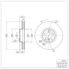 600-31099D Brake Rotor, 2010-2018 BMW, Position: Left Front - image 2