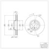 600-31100D Brake Rotor, 2010-2018 BMW, Position: Right Front - image 2