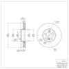 600-31144 Brake Rotor, 2007-2019 BMW, Position: Front - image 2