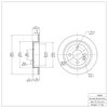 600-32003 Brake Rotor, 2002-2015 Mini, Position: Rear - image 2