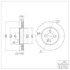 600-32005 Brake Rotor, 2007-2015 Mini, Position: Front - image 2