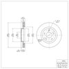 600-39023 Brake Rotor, Fits Select Multiple Makes/Models, Position: Front - image 2
