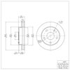 600-40077 Brake Rotor, 1994-1999 Mopar, Position: Front - image 2