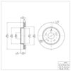 600-40094 Brake Rotor, Fits Select Mopar, Position: Front - image 2