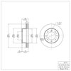 600-40110 Brake Rotor, Fits Select Mopar, Position: Front - image 2