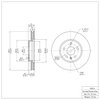600-45016 Brake Rotor, Fits Select GM, Position: Front - image 2
