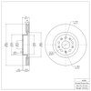 600-46036 Brake Rotor, Fits Select GM, Position: Front - image 2