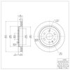 600-46045 Brake Rotor, 2010-2016 GM, Position: Rear - image 2