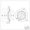 600-47022 Brake Rotor, 1988-1996 GM, Position: Rear - image 2