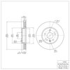 600-47043 Brake Rotor, Fits Select GM, Position: Front - image 2
