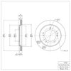 600-47060 Brake Rotor, 1999-2004 Multiple Makes/Models, Position: Front - image 2