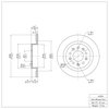600-47075 Brake Rotor, Fits Select GM, Position: Rear - image 2