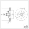 600-48010 Brake Rotor, 1988-1994 GM, Position: Front - image 2