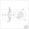 600-54038 Brake Rotor, 1993-2007 Ford/Lincoln/Mercury/Mazda, Position: Front - image 2
