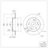 600-59024 Brake Rotor, 1997-2015 Acura/Honda, Position: Rear - image 2