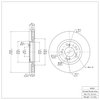 600-59027 Brake Rotor, 2000-2009 Acura/Honda, Position: Front - image 2