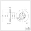 600-63059 Brake Rotor, 2004-2009 Mercedes-Benz, Position: Front - image 2