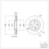 600-63124 Brake Rotor, 2000-2005 Mercedes-Benz, Position: Front - image 2