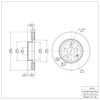 600-63127 Brake Rotor, 2006-2015 Mercedes-Benz, Position: Front - image 2