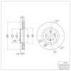 600-63128 Brake Rotor, 2006-2012 Mercedes-Benz, Position: Front - image 2