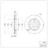 600-67092 Brake Rotor, Fits Select Multiple Makes/Models, Position: Front - image 2