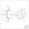 600-67094 Brake Rotor, Fits Select Multiple Makes/Models, Position: Rear - image 2