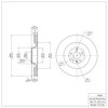 600-73035 Brake Rotor, 2005-2010 Audi/Volkswagen, Position: Front - image 2