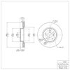 600-76028 Brake Rotor, 1986-1992 Lexus/Toyota/Scion, Position: Front - image 2