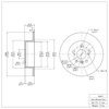 600-76071 Brake Rotor, 2000-2004 Lexus/Toyota/Scion, Position: Rear - image 2