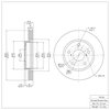 600-76135 Brake Rotor, 2006-2018 Multiple Makes/Models, Position: Front - image 2