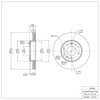 600-80038 Brake Rotor, 2003-2005 Ford/Lincoln/Mercury/Mazda, Position: Front - image 2