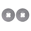6002-13006 Brake Rotors, 1989-1994 Subaru, Position: Front