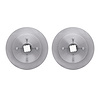 6002-67032 Brake Rotors, 1988-1988 Infiniti/Nissan, Position: Rear - image 1