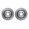 6002-73044 Brake Rotors, 2007-2011 Audi/Volkswagen, Position: Rear