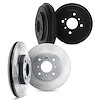 6004-76058 Brake Rotors with Drums Kit, 1992-1995 Lexus/Toyota/Scion, Position: Front and Rear - image 1