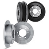6004-92029 Brake Rotors with Drums Kit, 2002-2018 Infiniti/Nissan, Position: Front and Rear