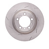 610-02047D Slotted Brake Rotor, 2010-2016 Porsche, Position: Rear Left