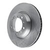 610-02066D Slotted Brake Rotor, 2010-2020 Porsche, Position: Rear Right - image 2