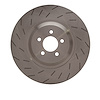 610-40036 Slotted Brake Rotor, Fits Select Mopar, Position: Front - image 1