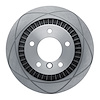 610-63137 Slotted Brake Rotor, 2005-2011 Mercedes-Benz, Position: Rear - image 1