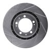 611-02009D Slotted Brake Rotor [Silver], 1986-1991 Porsche, Position: Right Front - image 2